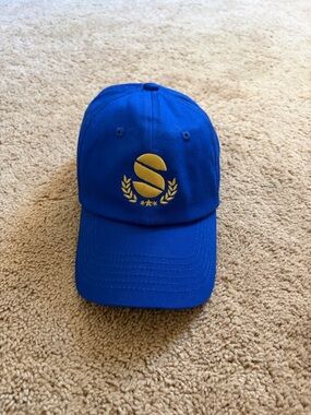 Blue Baseball Cap with Yellow Embroidered Select Emblem